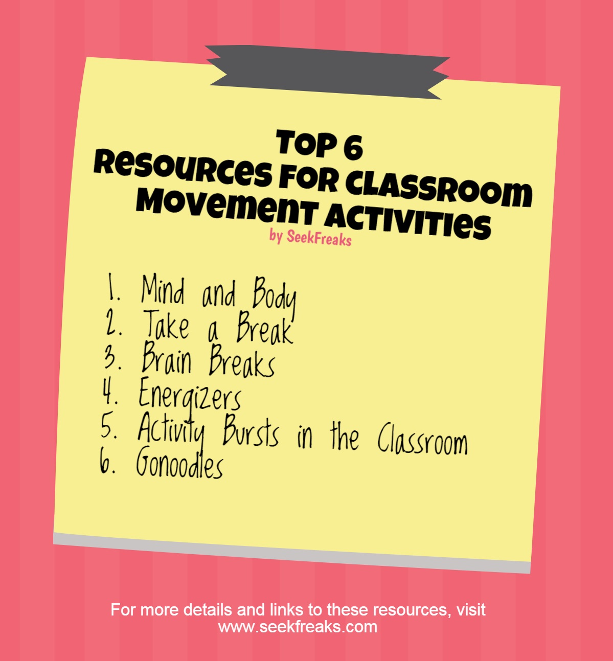 Need Movement Activities To Keep Kids Active At School? - Top Notch Teaching