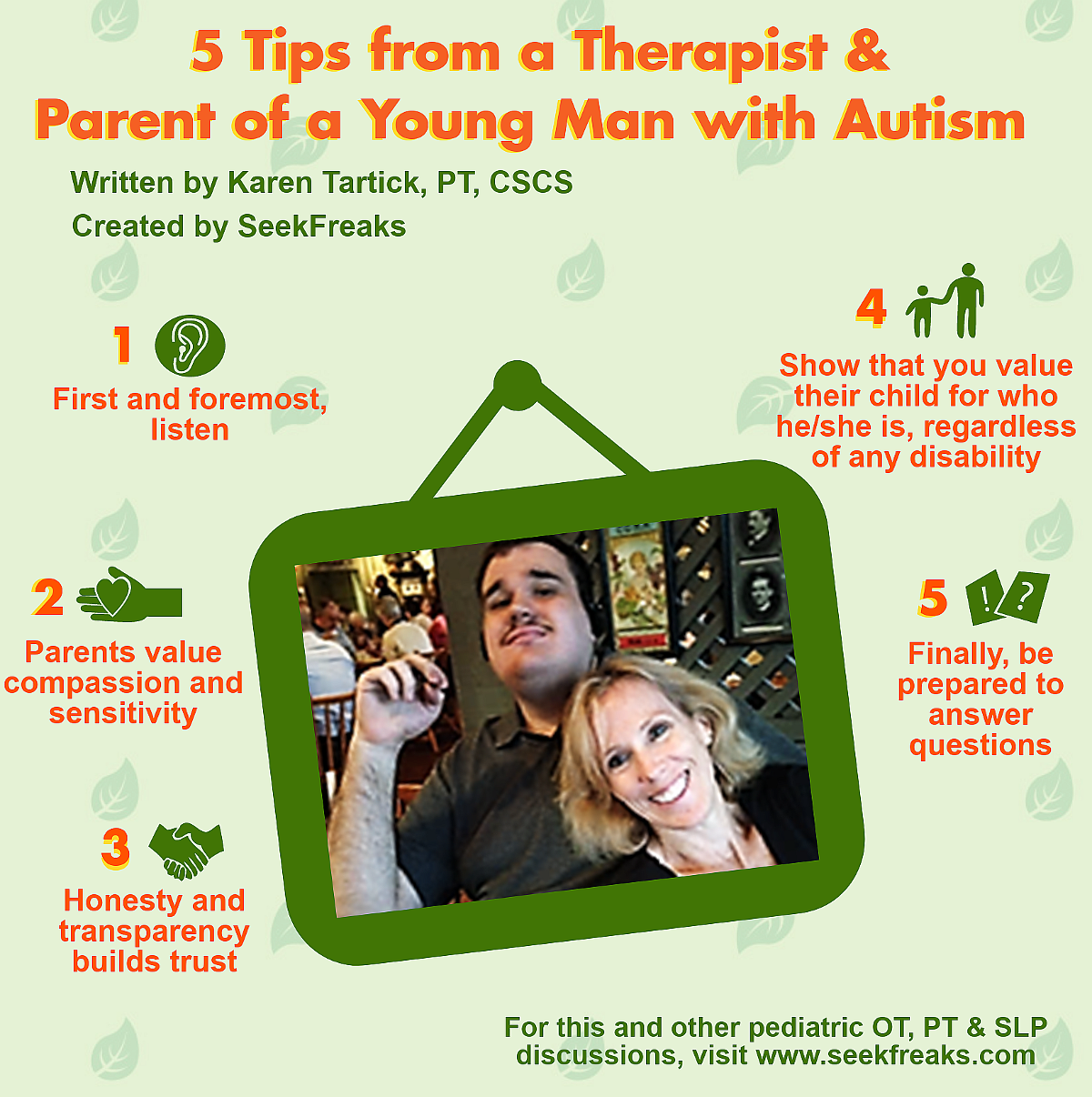 5 Tips From A Therapist & Parent Of A Young Man With Autism – SeekFreaks